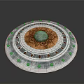 Medieval Shield Ancient Shield Defensive Weapon Ancient Shield Iron Shield Protective Shield Wooden Shield 3d model