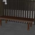 New Chinese Bench 3d model