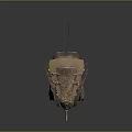 Futuristic Metallic Mechanical Creature With Long Antennae And Tall Legs Structure