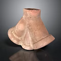 Ancient Handcrafted Ceramic Weapon Artifact With Traditional Historical Design Structure