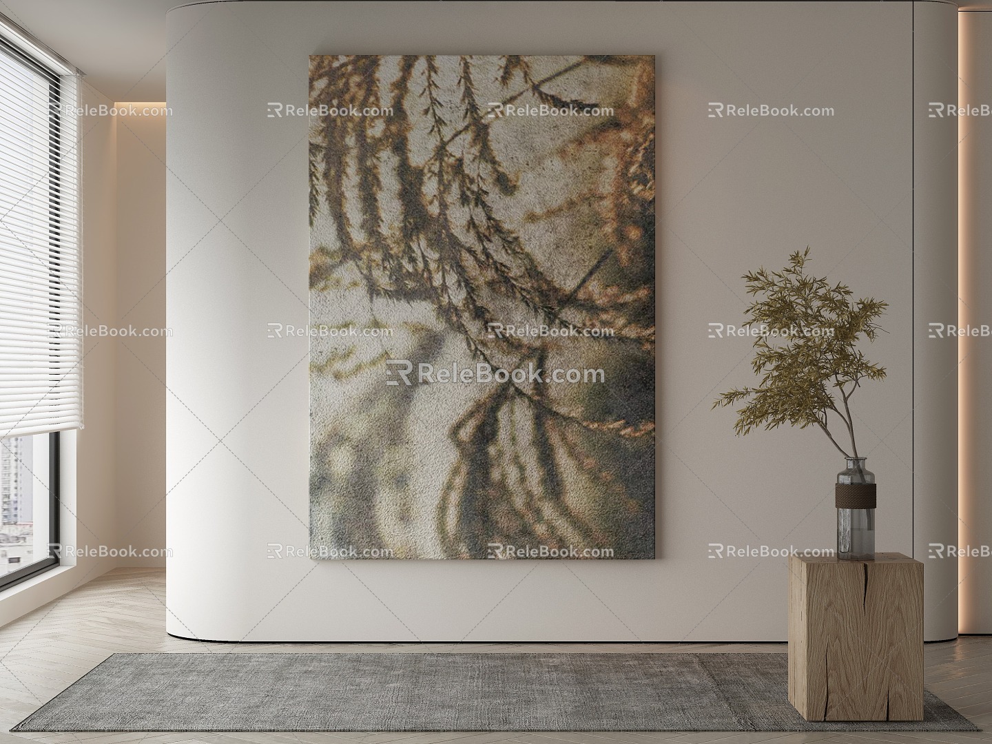 Quiet Decorative Paintings 3d model