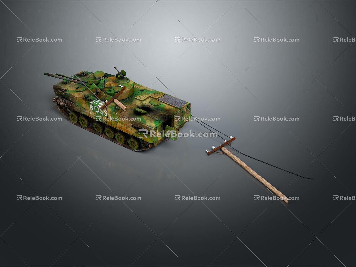 tanks military vehicles mechanized units armored units 3d model