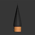 Modern Black Skincare Tube With Gold Base For Daily Beauty Use