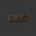 Rustic Metal Storage Container With Flat Lid And Small Valve On Top 3d model