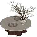 Middle Ancient Style Coffee Table 3d model
