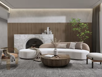 modern living room home living room 3d model