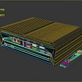 Industrial Embedded Computer With Multiple Interfaces And Metal Heat Sink Design
