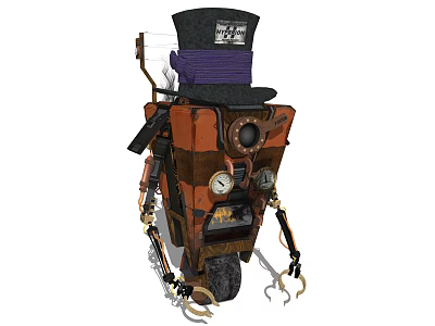 Modern Robot Camera 3d model Modern Robot Camera 3d model