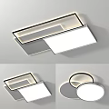 Modern Ceiling Lights With Sleek Geometric Design And LED Lighting Fixtures