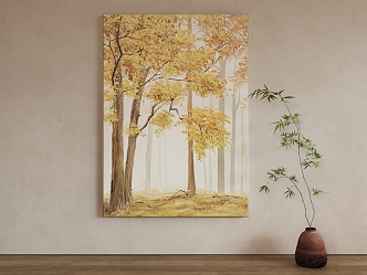 Quiet decorative painting 3d model