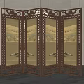 Screen partition 3d model
