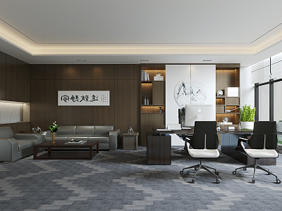 Modern Office Manager Room model