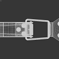 Black Metal Heavy Duty Buckle For Secure Fastening Applications