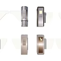 Public Facilities Entry Control Turnstiles With Various Metal Designs And Security Features 3d model
