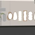 Modern Style Mirror 3d model