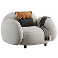 Modern Single Sofa Leisure Chair Leisure Sofa Chair Armchair Chair Single Chair 3d model