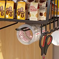 Iron Art Under Desk Storage Rack For Kitchen Organizing