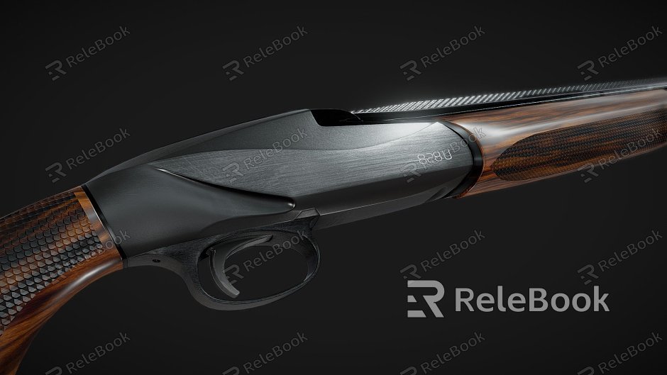 Weapon flintlock pistol model