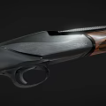 Beretta Shotgun With Wooden Stock Black Finish And Modern Ergonomic Design