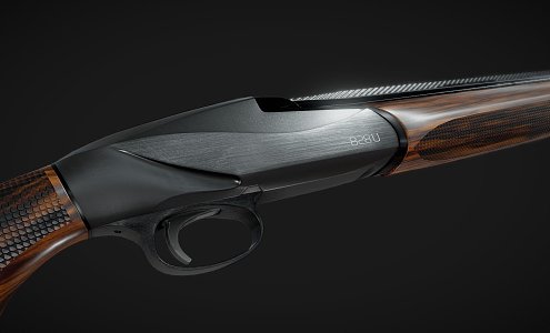 Weapon flintlock pistol 3d model