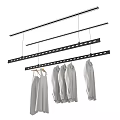 Modern clothes pole 3d model