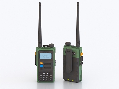 Walkie-talkie, satellite telephone, walkie-talkie, communication equipment 3d model