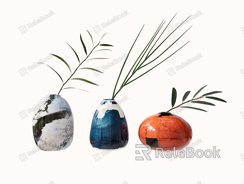 Decorative ornaments vase ornaments model