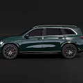 Dark Green Luxury SUV With Sporty Design Sleek Body Lines And Alloy Wheels