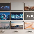 Projector screen 3d model