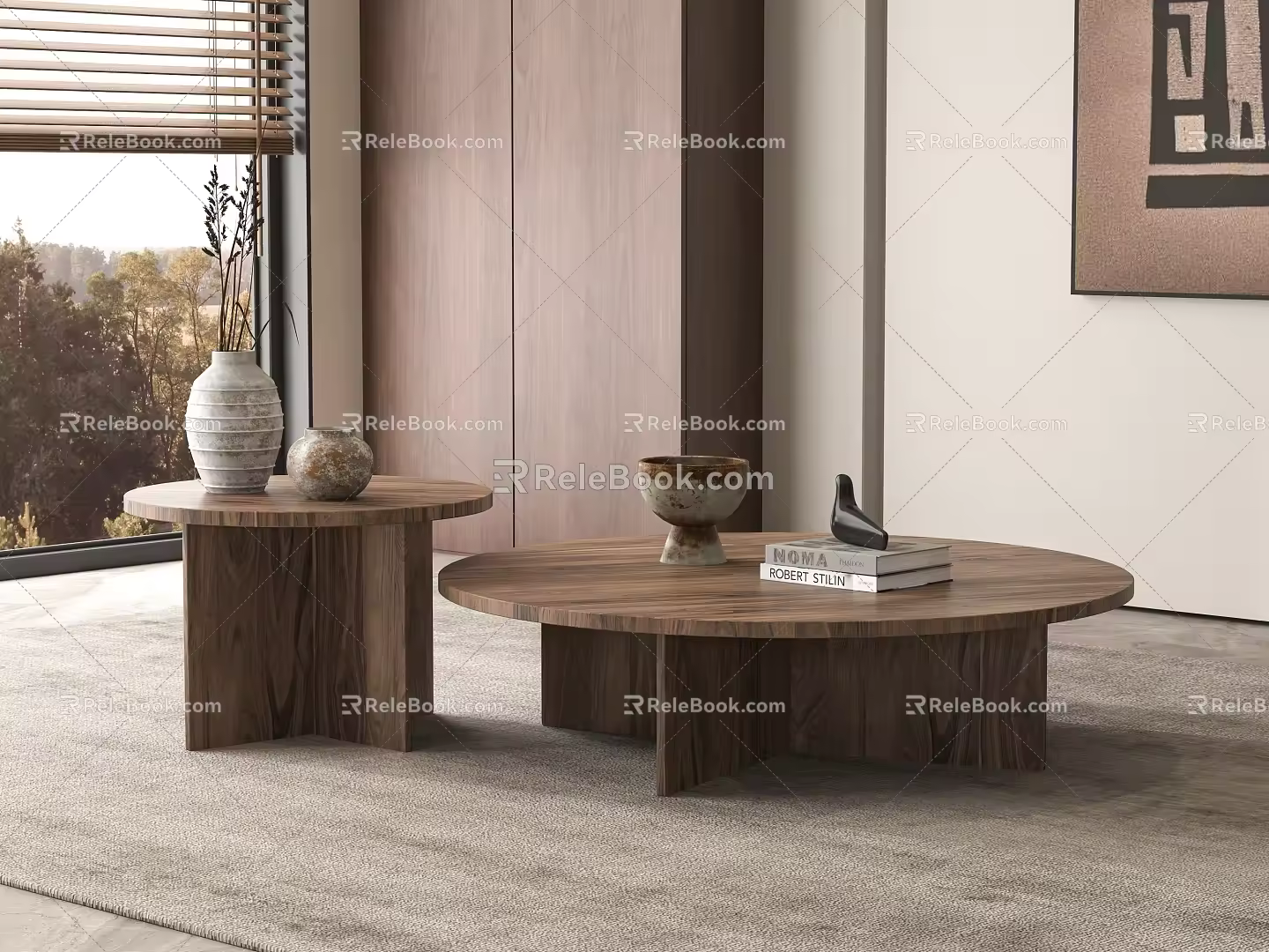 Middle Ancient Style Coffee Table 3d model