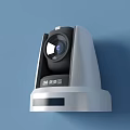 White Projection Monitoring Camera With High Definition Lens And Wall Mount Design