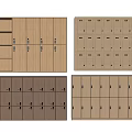 Various Styles Of Modern Wooden Wardrobe With Storage Doors And Shelves In Light Dark Wood