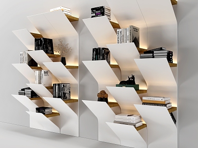 Modern Bookshelf Simple Bookshelf Storage Rack model