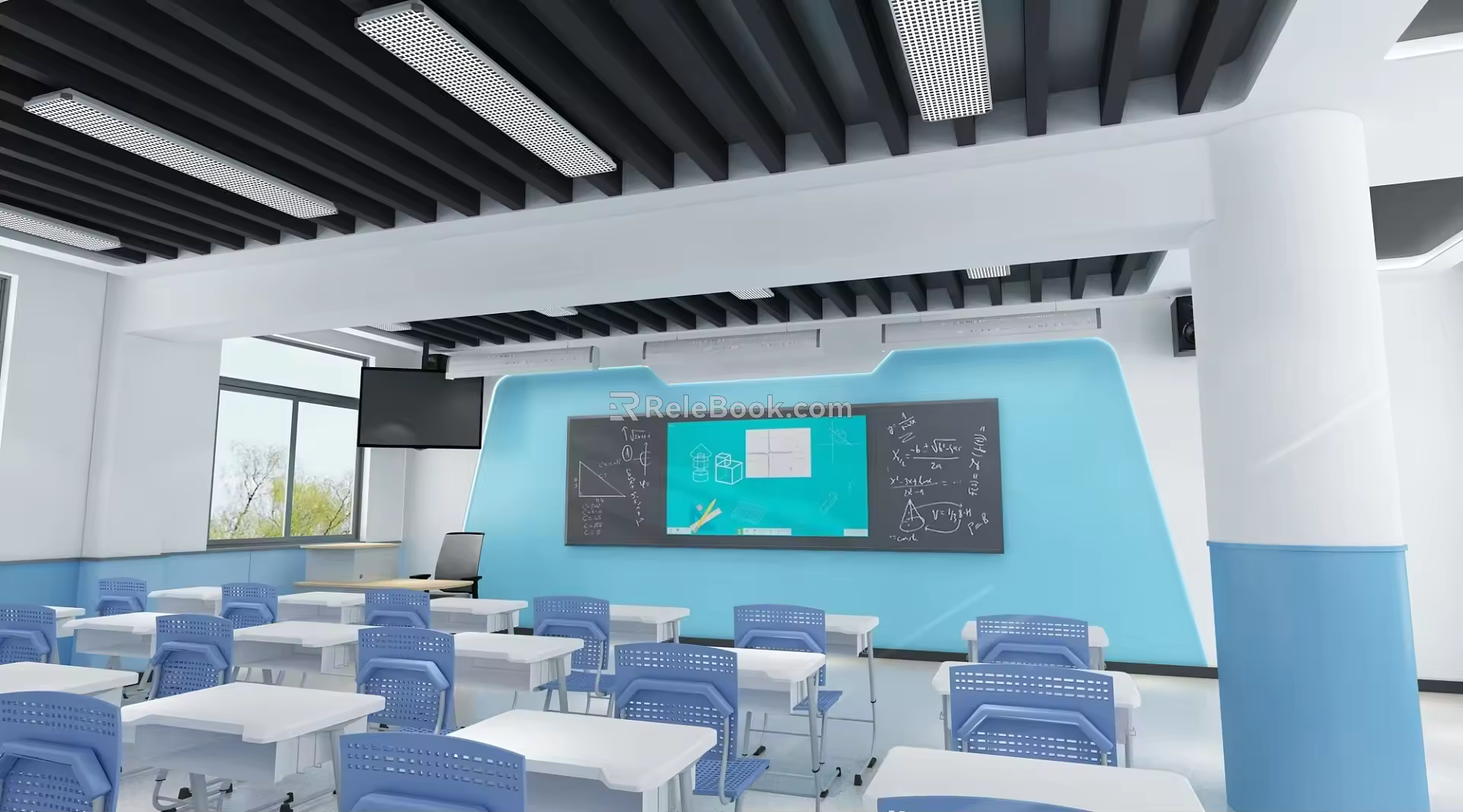 Classroom 3d model