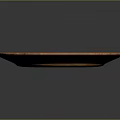 Natural Wooden Oval Tray With Smooth Surface And Handcrafted Texture