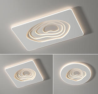 modern ceiling lamp 3d model