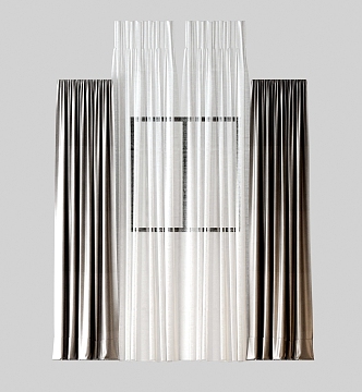 Modern Curtains 3d model