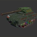 Modern Tank Light Tank Light Armor 3d model