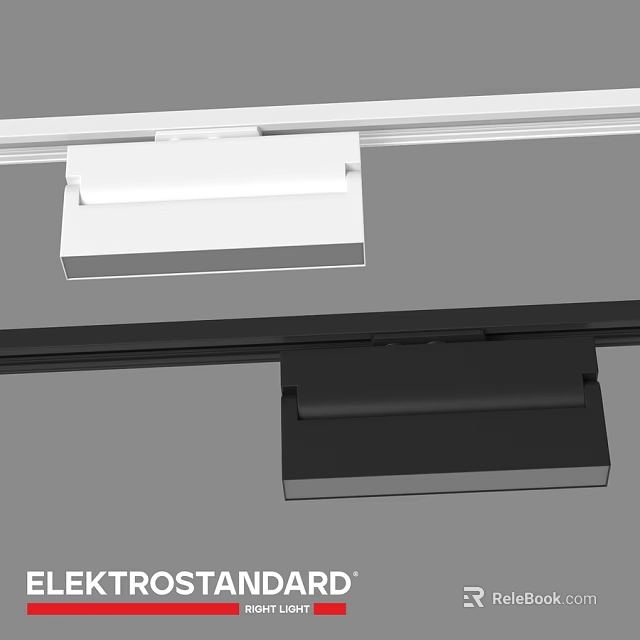 Modern Downlights and Spotlights with White and Black Sleek Design for Ceiling 3d model 
