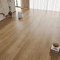Light Colored Wooden Floor In Modern Interior With Natural Light And Smooth Surface