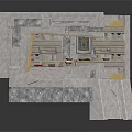 Modern Stone Architecture With Geometric Structure And Layered Design Elements