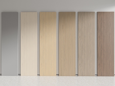 Modern wall panel wood veneer wall panel wall panel wall panel wall panel wood board 3d model