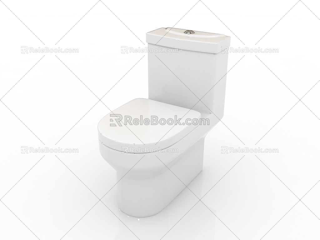 Modern Bathroom Supplies Toilet Smart Toilet Toilet 3d model