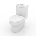 Modern Bathroom Supplies Toilet Smart Toilet Toilet 3d model