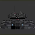 Advanced Modern Military Tank With Camouflage Armor And Long Barrel Structure