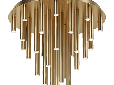 metal chandelier 3d model