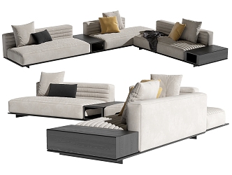 Minotti Multiplayer Sofa 3d model