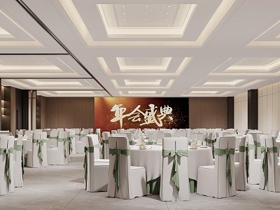 Modern Ballroom 3d model