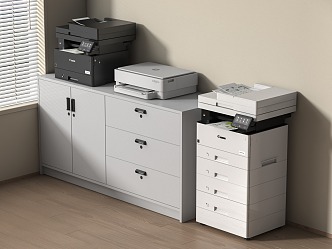 Printer Copy Office Equipment Office Supplies 3d model