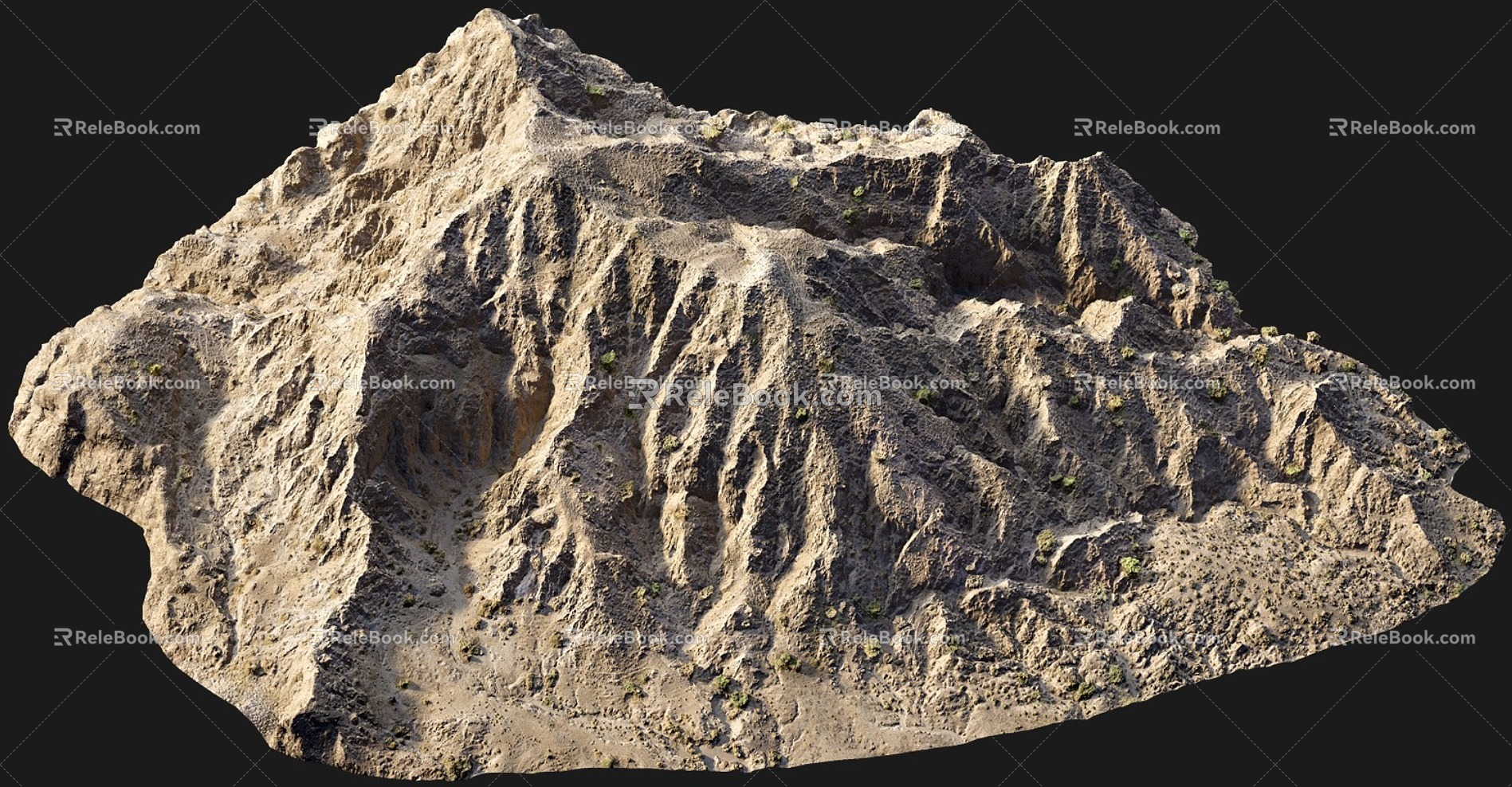 modern mountain vein mountain mountain peak gobi terrain barren mountain big mountain terrain mountain shape mountain 3d model